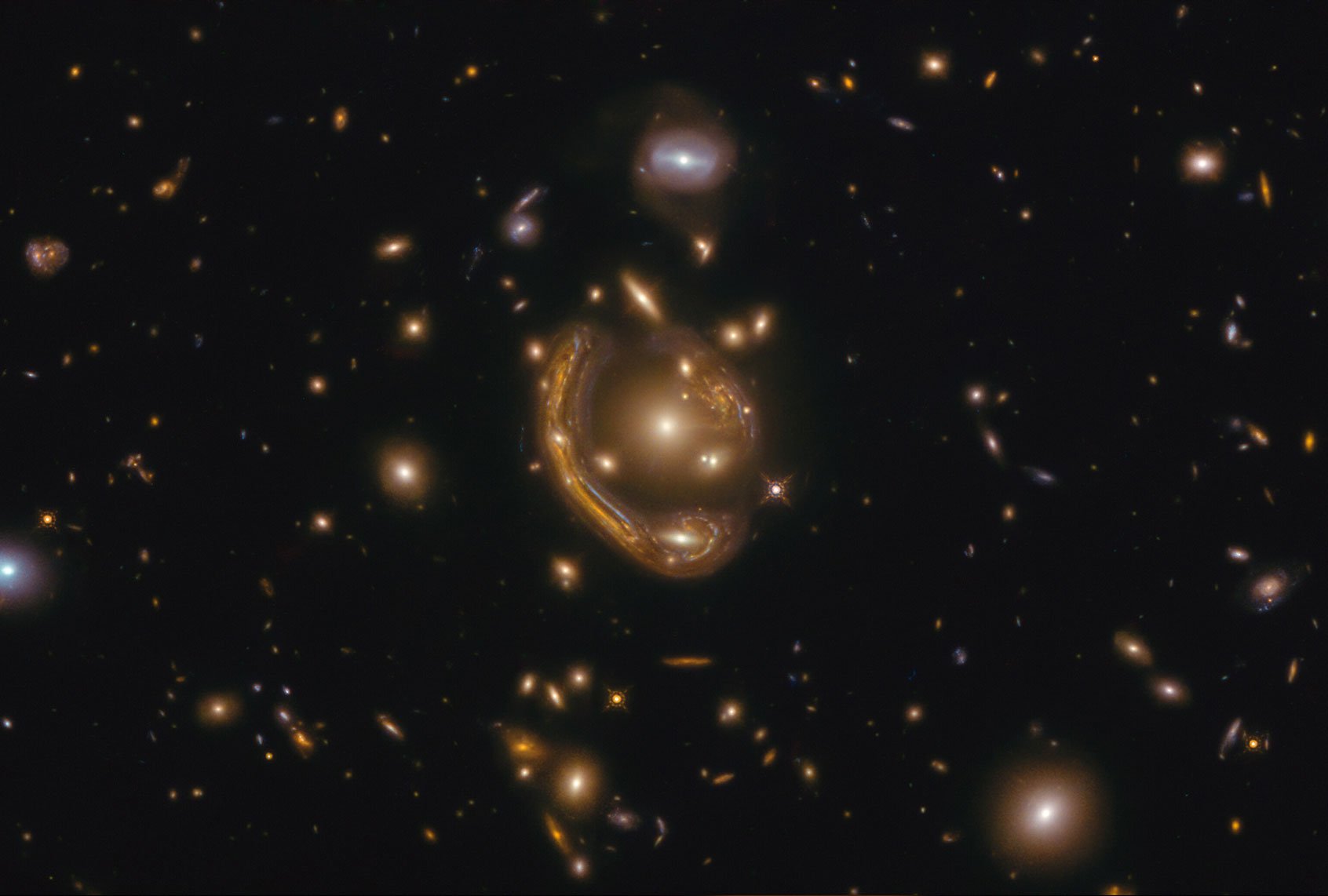 What was the “melted ring” that Hubble saw?