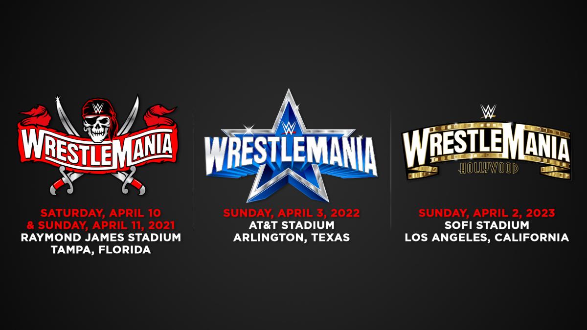 WrestleMania is set to Tampa Bay in 2021;  Dallas in 2022;  Los Angeles in 2023